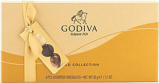 Godiva Gold Collection 8p Assorted Chocolate Box 90g