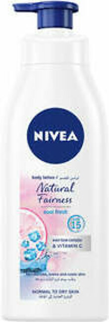 Nivea Natural Glow Cool Fresh Normal to dry Skin Body Lotion 400ml