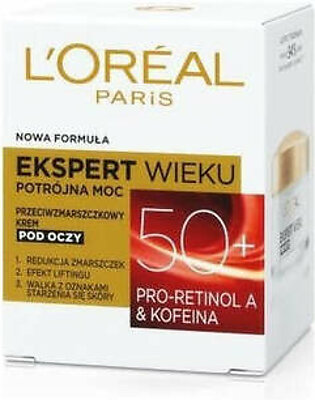 L'oreal 50+ Wrinkle Expert Eye Cream 15ml