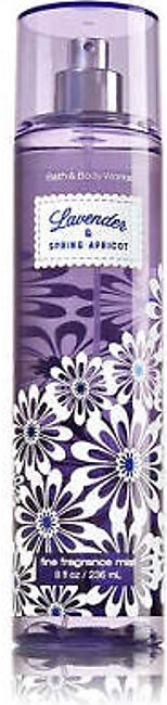 Body & Bath Works Fine Fragnance Mist Lavender & Spring Apricot 8 oz/236 ml