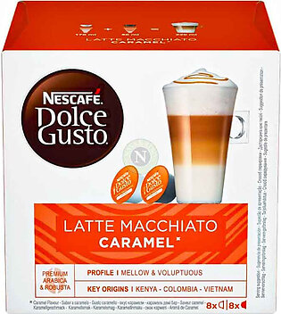 Nescafe Dolce Gusto Latte Caramel Macchiato Coffee Pods 145.6g