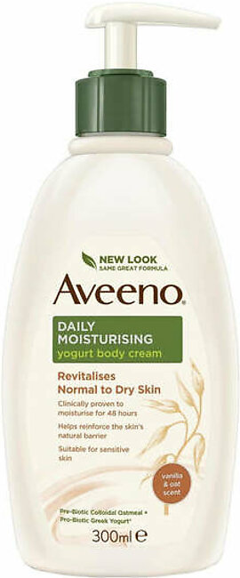 Aveeno Daily Moisturising Yogurt Body Cream 300ml