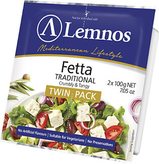 Lemnos Traditional Fetta Cheese Twin 200g