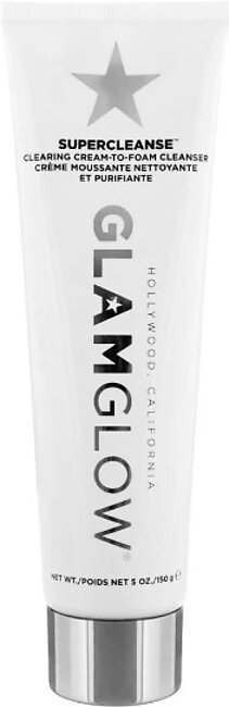 Glam Glow Clearing Cream To Foam Super Cleanser 150g