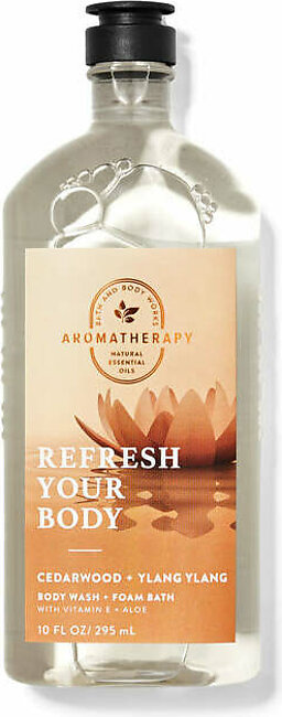 BBW Aromatherapy Refresh Your Body Cedarwood Body Wash 295ml