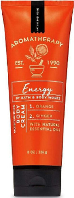BBW Atomatherapy Energy Orange Ginger Body Cream 226g