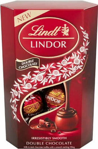 Lindt Lindor Double Chocolate Box 200g