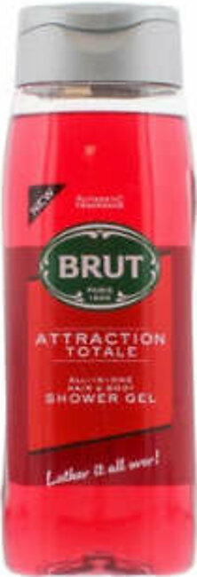 Brut Attraction Total Shower Gel 500ml
