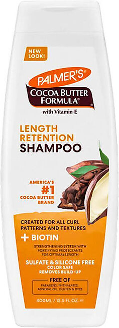 Palmers Lengrth Retention Shampoo 400ml