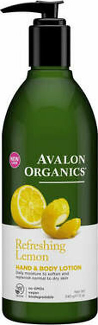 Avalon Organics Refreshing Lemon Hand & Body Wash 340g