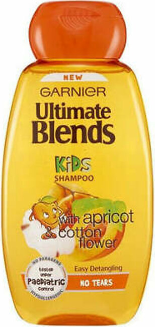 Garnier Ultimate Blends Appricot & Cotton Flavor Kids Shampoo 250ml