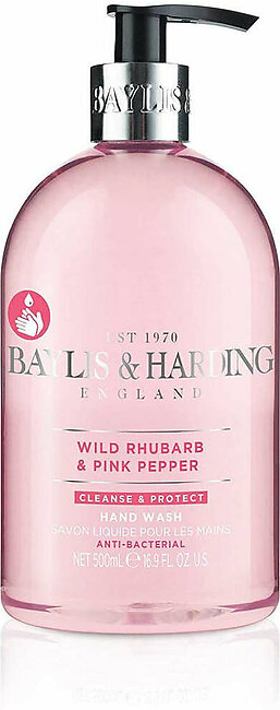 Baylis & Harding Hand Wash Wild Rhubarb & Pink Pepper 500ml