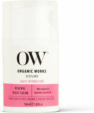 Organic Works Daily Hydration Renewal Night Cream 50ml