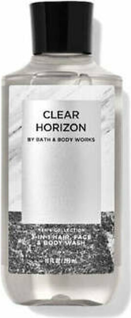 BBW Clear Horizon Men's 3 In 1 Hair, Face & Body Wash 295ml