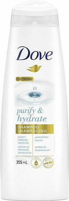 Dove Purify & Hydrate Shampoo 355ml