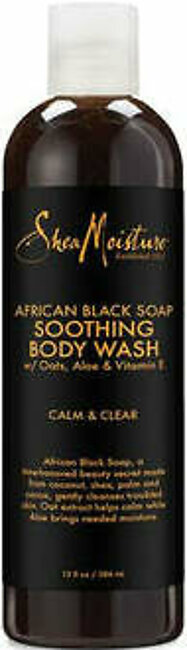 Shea Moisture African Black Calm Clear Soothing Body Wash 384ml