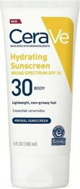 CeraHydrating Hydrating Mineral Sunscreen SPF 30 150ml
