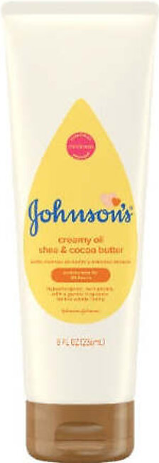 Johnson's Baby Creamy Oil Shea & Cocoa Butter 236ml