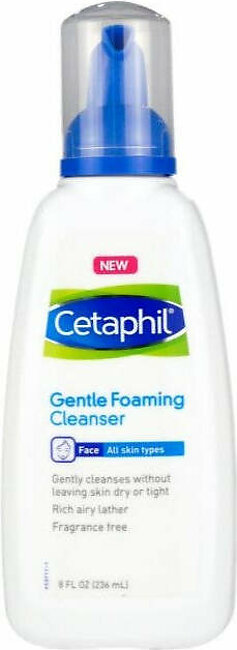 Cetaphil Gentle Foaming Cleanser For All Skin Type 236ml