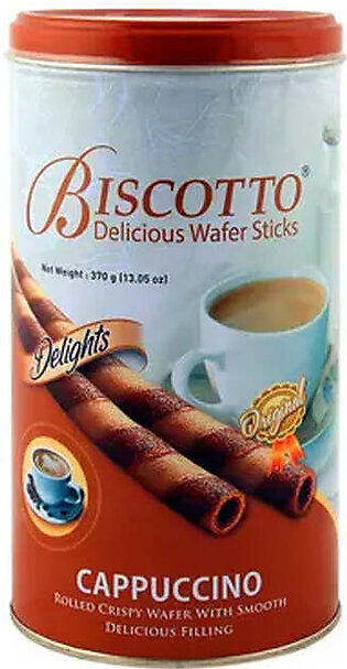 Biscotto Wafer Sticks Cappuccino Tin 125g