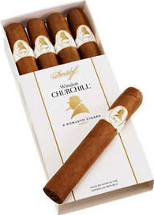 Davidoff Winston Churchill 4 Robusto Cigar (Full Box)