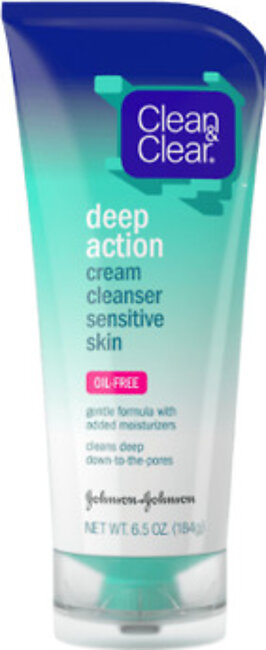 Clean & Clear Deep Action Cream Cleanser 184gm