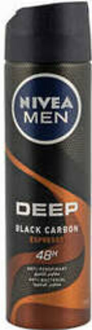 Nivea Deep Black Carbon Espresso Body Spray 150ml