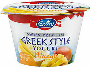 Emmi Swiss Premium Greek Style Mango Snack Yougurt 150g