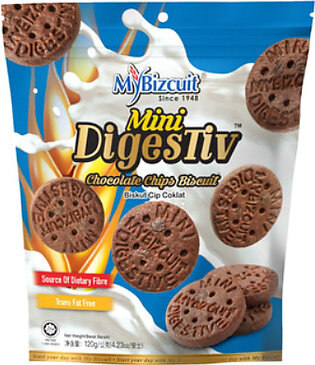 My Bizcuit Mini Digestive Chocolate Chips Biscuit 120g