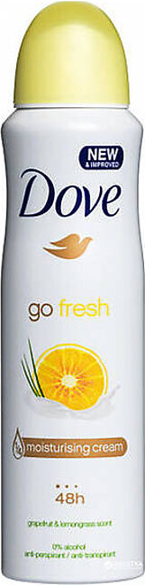 Dove Go Fresh GrapeFruit & Lemongrass Body Spray 150ml