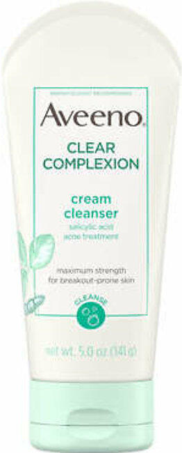 Aveeno Clear Complexion Cream Cleanser 141g