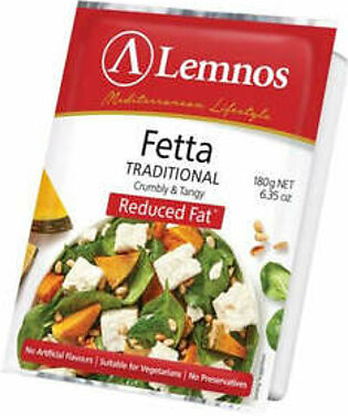 Lemnos Reduced Fat Fetta Cheese 180g