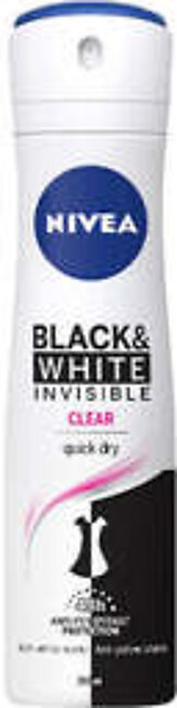 Nivea Black & White Invisible Body Spray 150ml