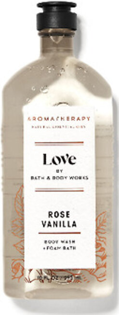 BBW Aromatherapy Rose Vanilla Body Wash 295ml