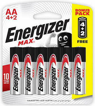 Energizer Max AA4+2 Battery