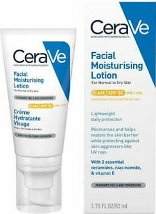 CeraVe Facial Moisturising Lotion AM SPF50 52ml