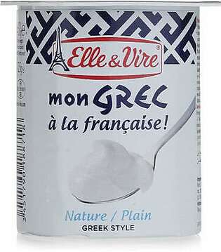 Elle & Vire Plain Greek Style Yogurt 125g