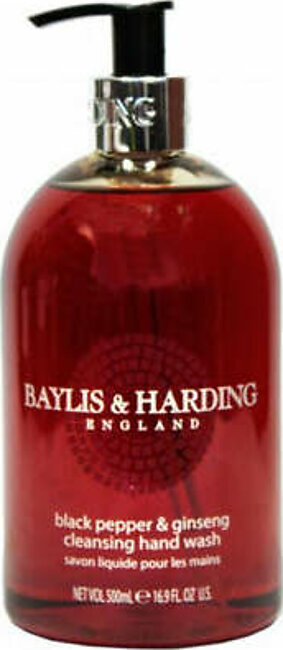 Baylis & Harding Hand Wash Black Pepper & Ginseng 500ml
