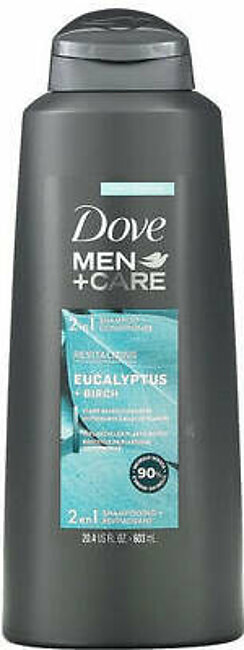 Dove Men Care Revitalizing Eucalyptus + Birch Shampoo 603ml