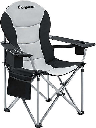 King Camp Deluxe Hard Arms Chair KC3888 MB/NG