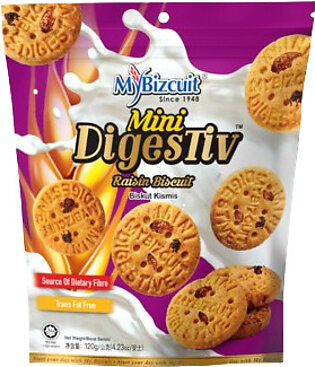 My Bizcuit Mini Digestive Raisin Biscuit 120g
