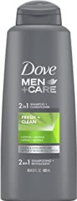 Dove Men+ Care 2 in 1 Fresh Clean Shampoo 603ml