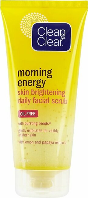 Clean & Clear Morning Skin Brightening Facial Scrub 150ml