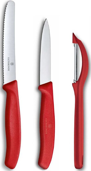 Victorinox Knife With Peeler 3 Pc Set 6.7111.31