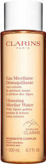 Clarins Micellar Water With Alpine Golden Gentian & Lemon Balm Extracts 200ml