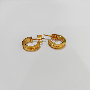Versace Earring Greca Crescent (Y)