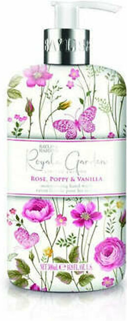 Baylis & Harding Royal Garden Hand Wash Rose,Poppy & Vanilla 500ml