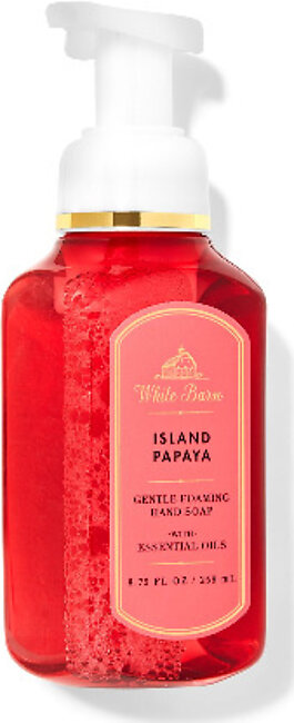 BBW White Barn Island Papaya Gentle Foaming Hand Soap 259ml