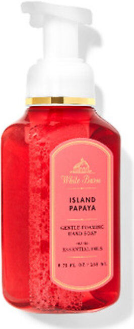 BBW White Barn Island Papaya Gentle Foaming Hand Soap 259ml