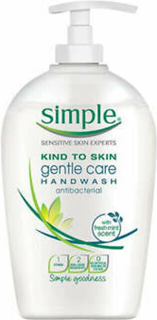 Simple gentle care handwash (with natural mint oil) 250ml